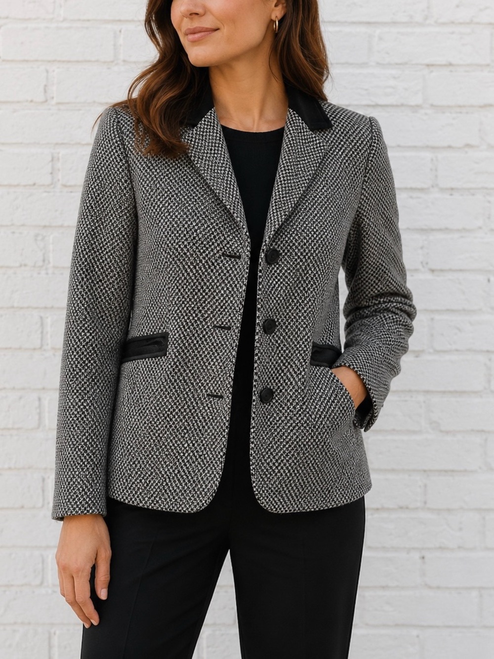 Women’s Talbots Vintage Wool Tweed Blazer